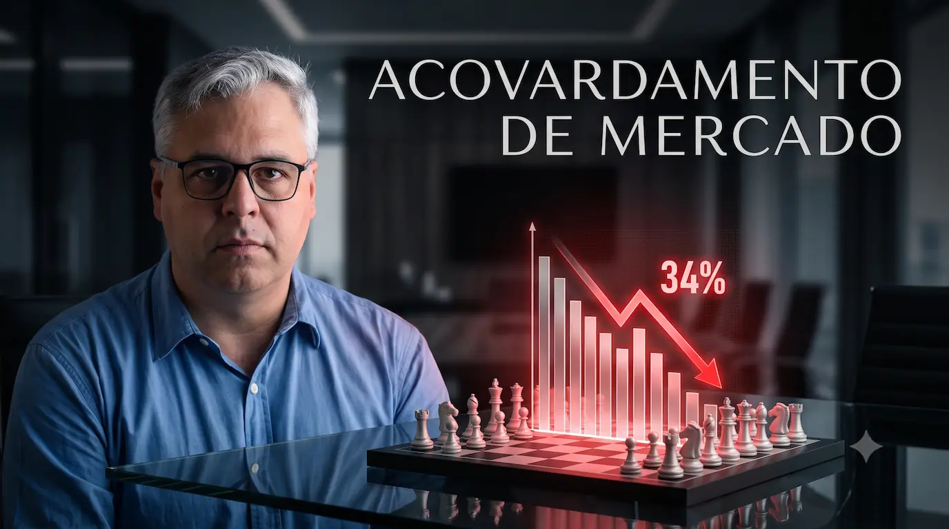 Capa do artigo sobre acovardamento de mercado e proposta de valor