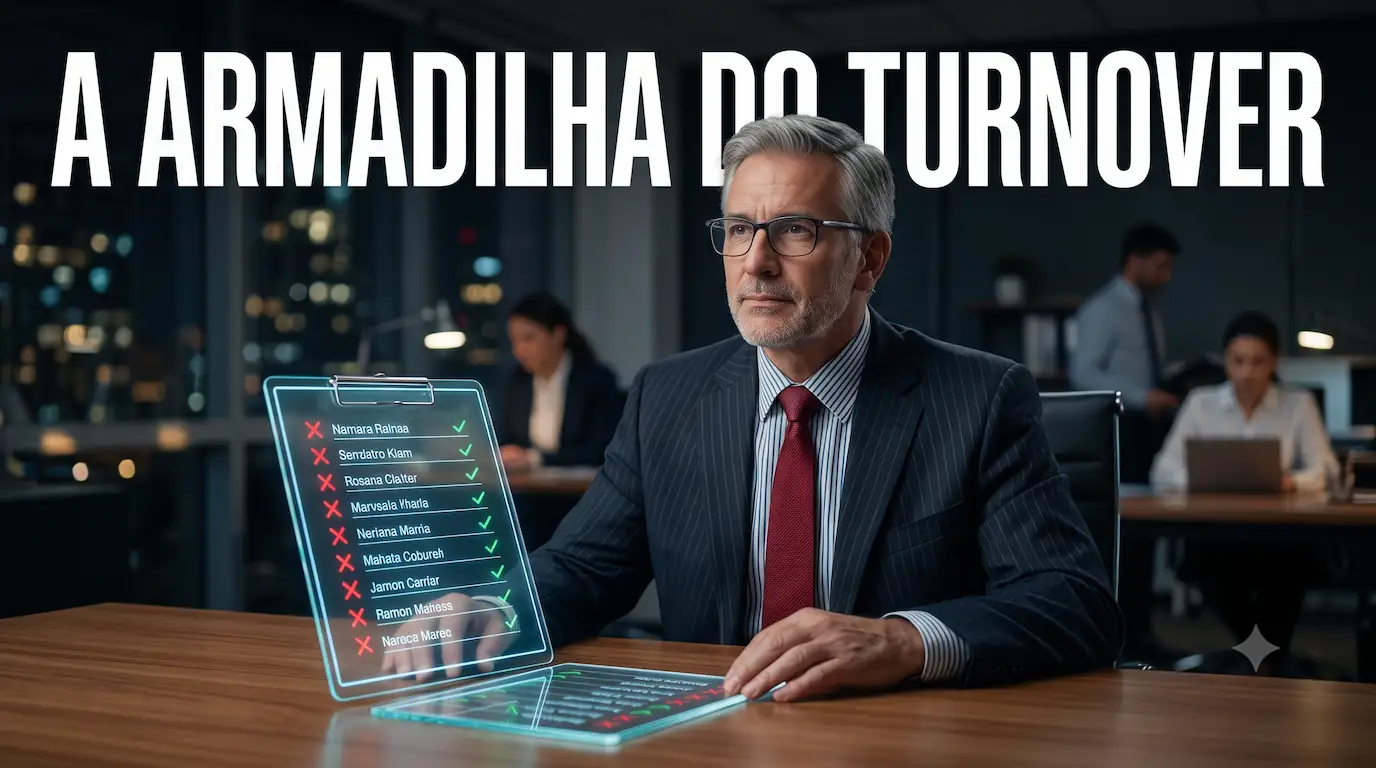 Capa do artigo sobre turnover, retencao de talentos e alta performance