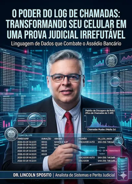 O Poder do Log de Chamadas: Dr. Lincoln Sposito demonstra como a extração forense de metadados comprova o assédio bancário.