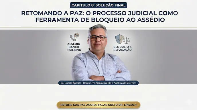 Capa do artigo sobre processo judicial para bloquear assédio bancário
