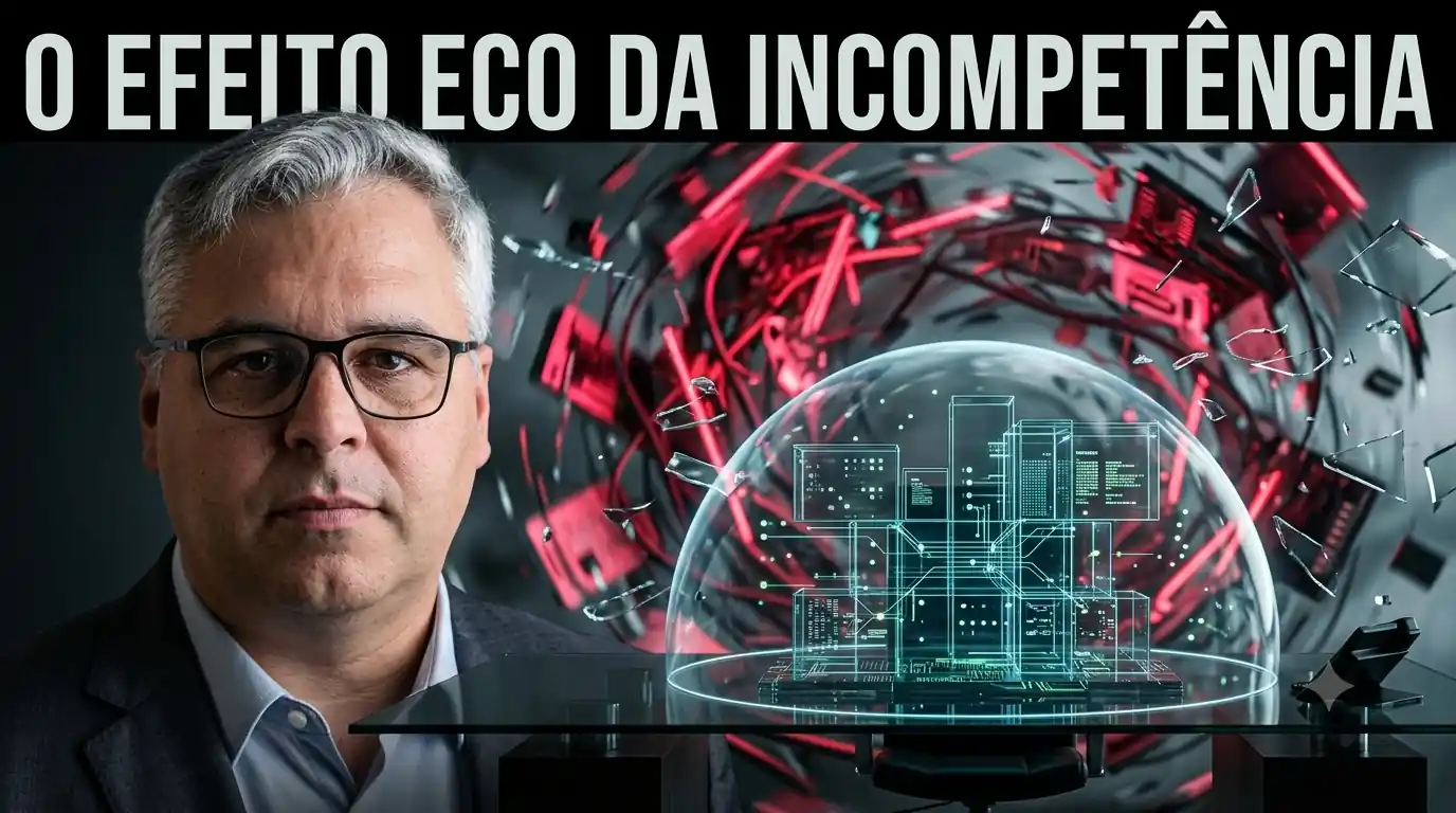 Capa do artigo sobre blindagem operacional e efeito eco da incompetencia