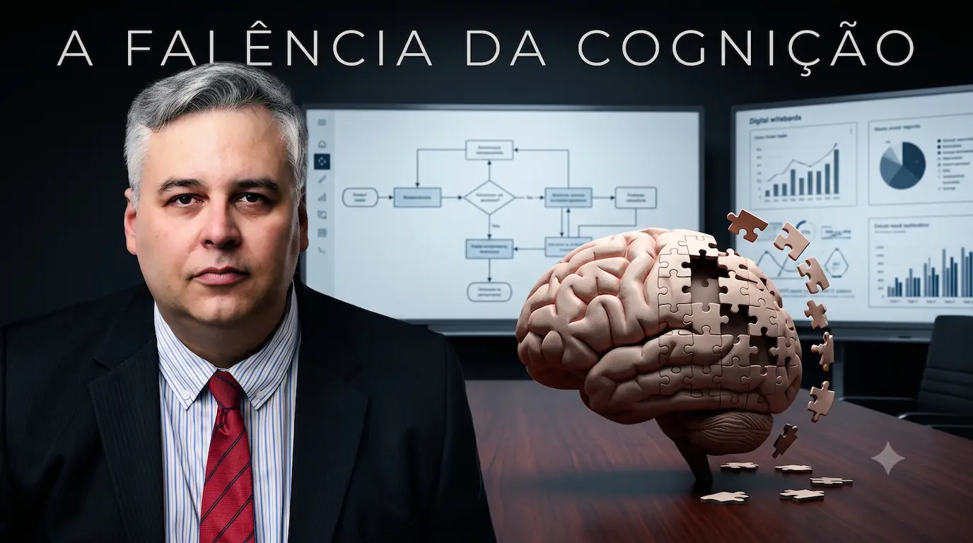 Capa do artigo sobre falencia da cognicao e formacao profissional