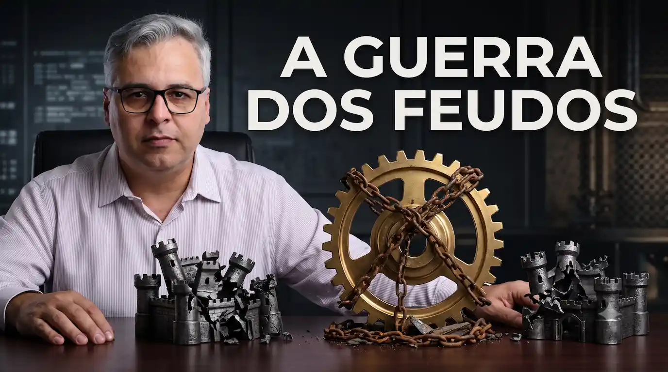 Capa do artigo sobre guerra dos feudos e sabotagem da cadeia de suprimentos