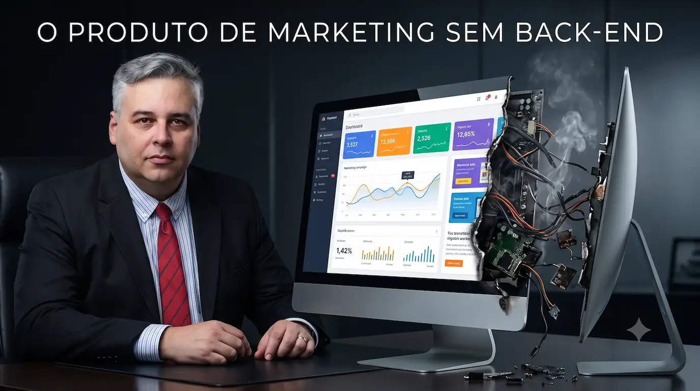 Capa do artigo sobre marketing sem backend e eficiencia operacional