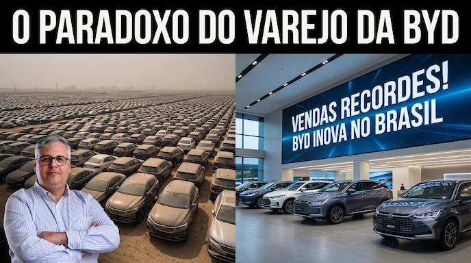 Capa do artigo sobre o paradoxo do varejo da BYD